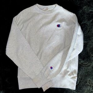 Extra small Champion white-gray speckled crewneck